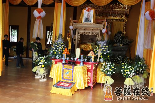 净慧长老追思荼毗法会在湖北黄梅四祖寺举行